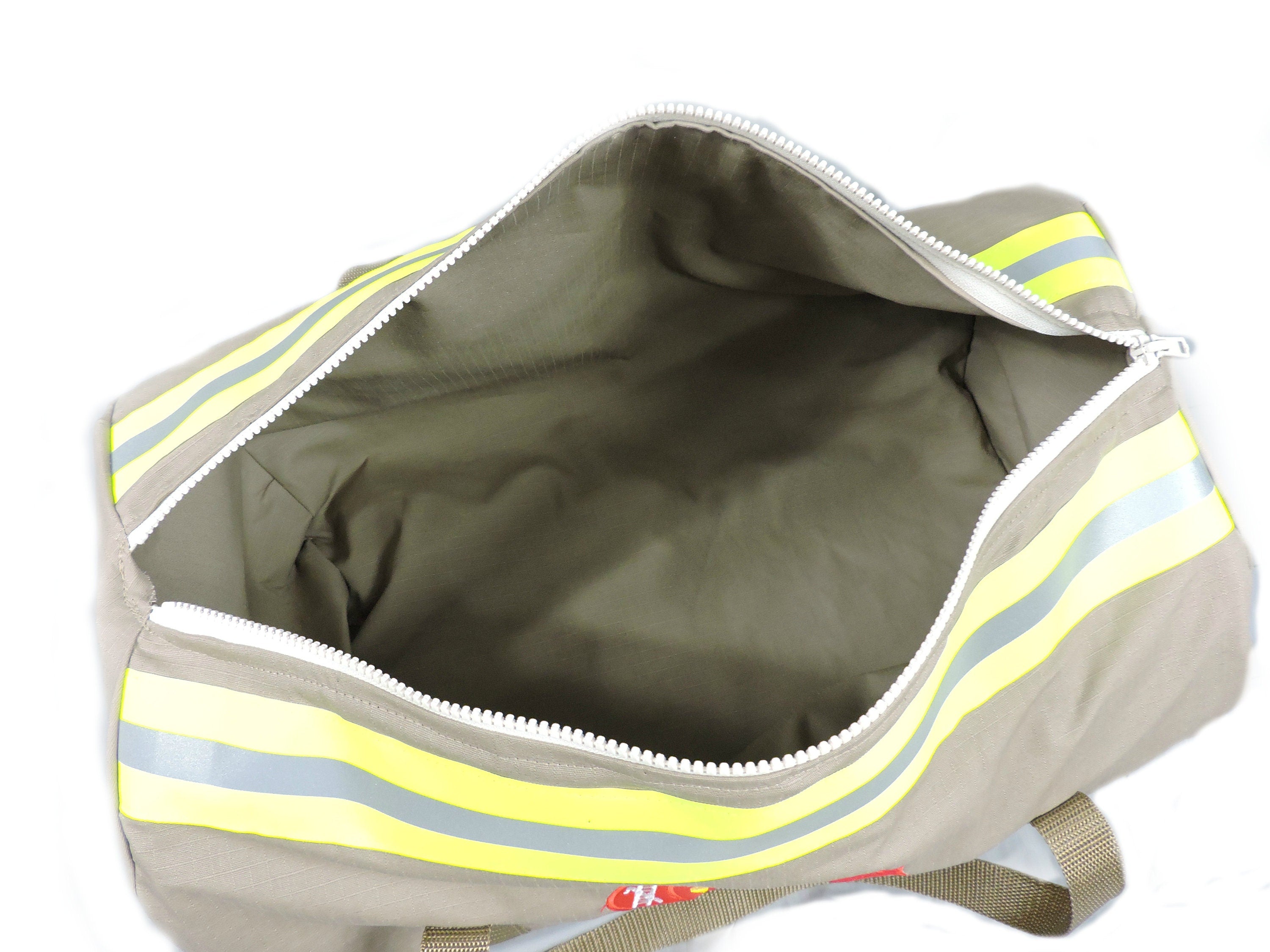 inside of firefighter duffle bag