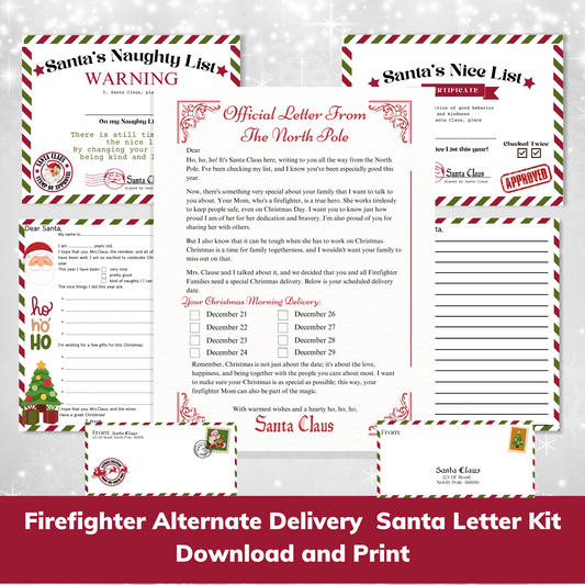 A Magical Christmas: Santa's Special Delivery for Firefighter Families!