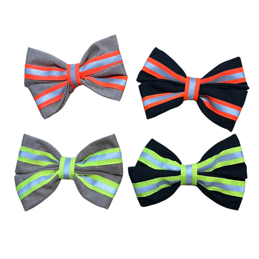 Firefighter Hair Bow in all fabric colors