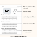 PRINTABLE Firefighter Theme Alphabet Tracing