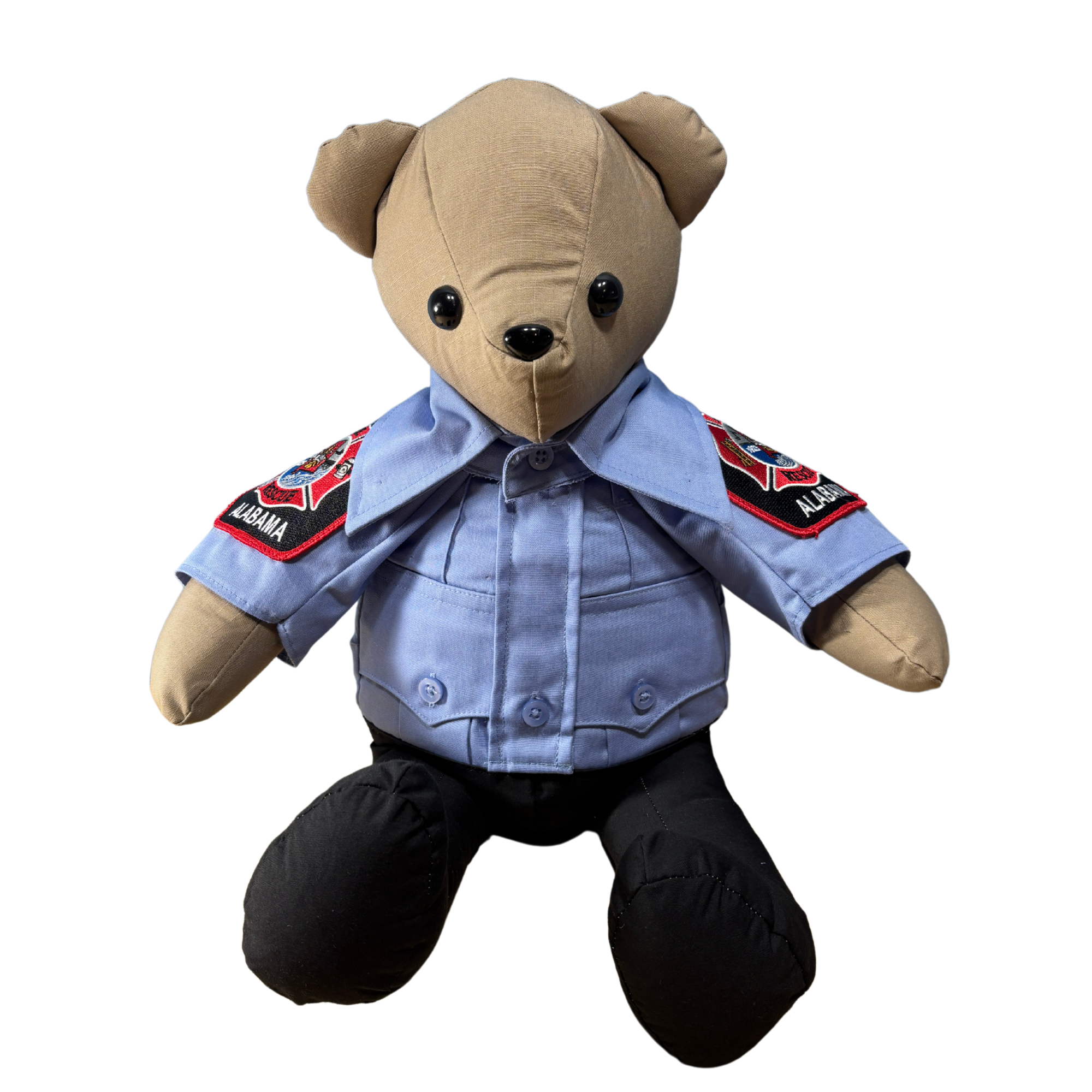 Custom Firefighter Memory Bear made from your class A firefighter shirt