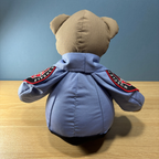 back view of the firefighter memory bear 
