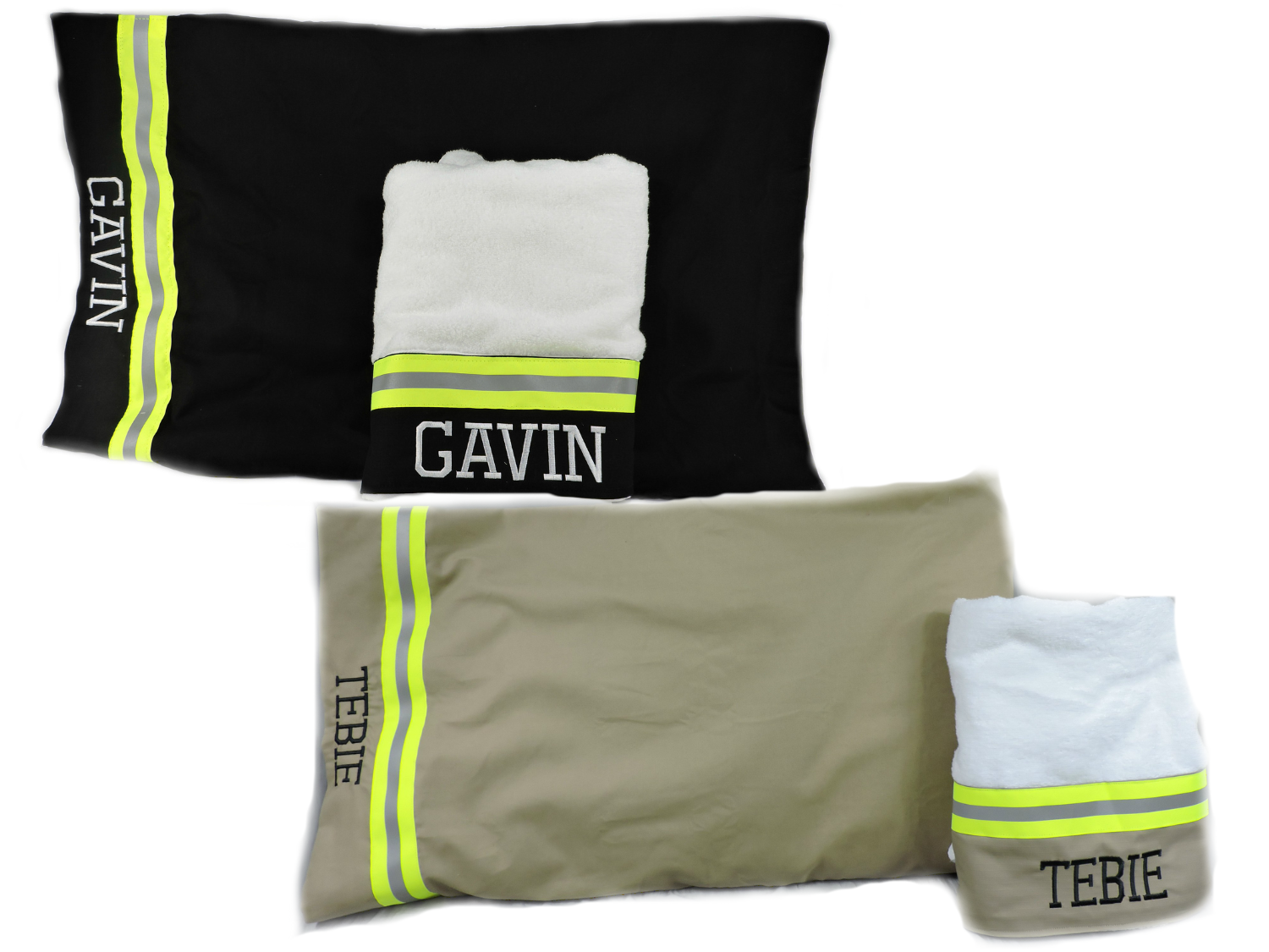 Firefighter Pillowcase and towel set