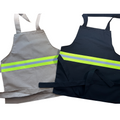 Firefighter Kids Apron in tan or black fabric