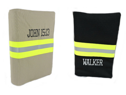 Personalized Firefighter Bible Cover
