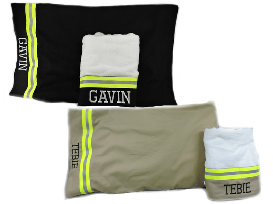 Firefighter Pillowcase and towel set