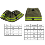Firefighter Baby or Toddler Girl Skirt