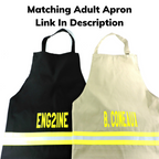 you can order a matching adult size firefighter apron. link in description 