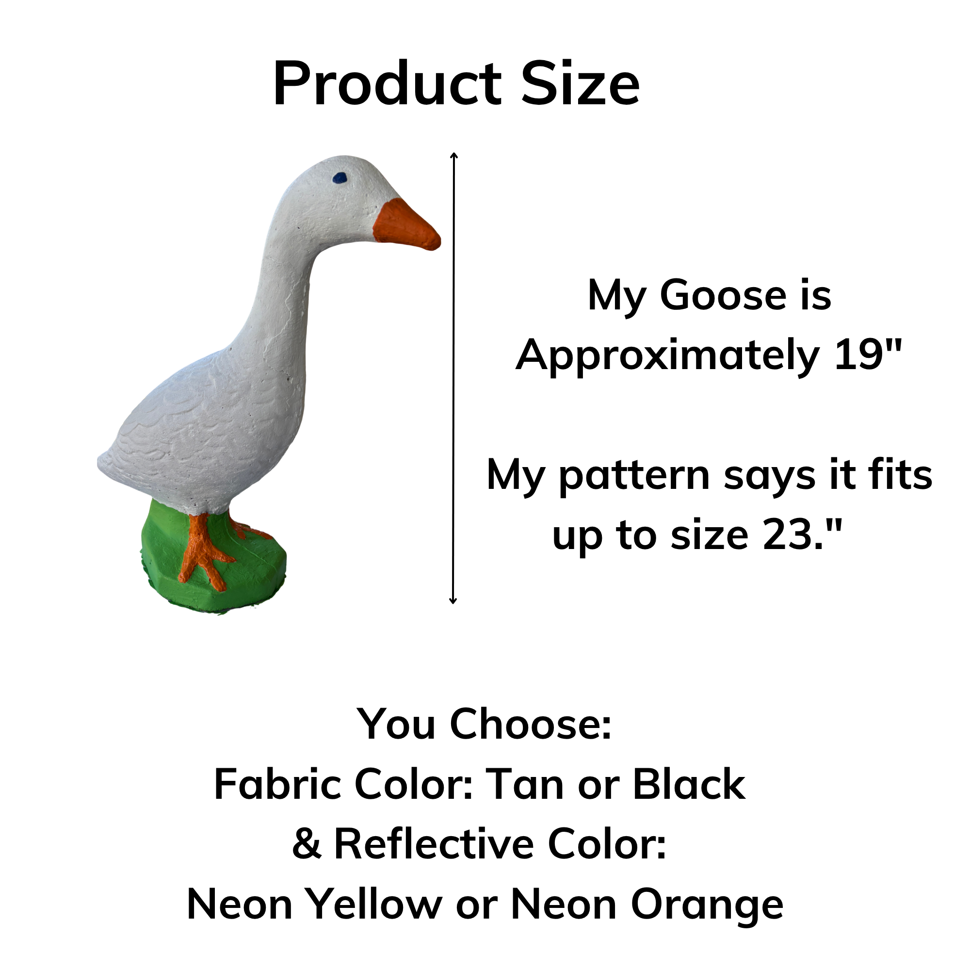 Firefighter Porch Goose Outfit
