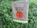 firefighter memorial garden flag