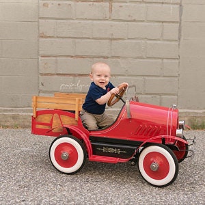 baby wearing Baby Boy Firefighter Costume