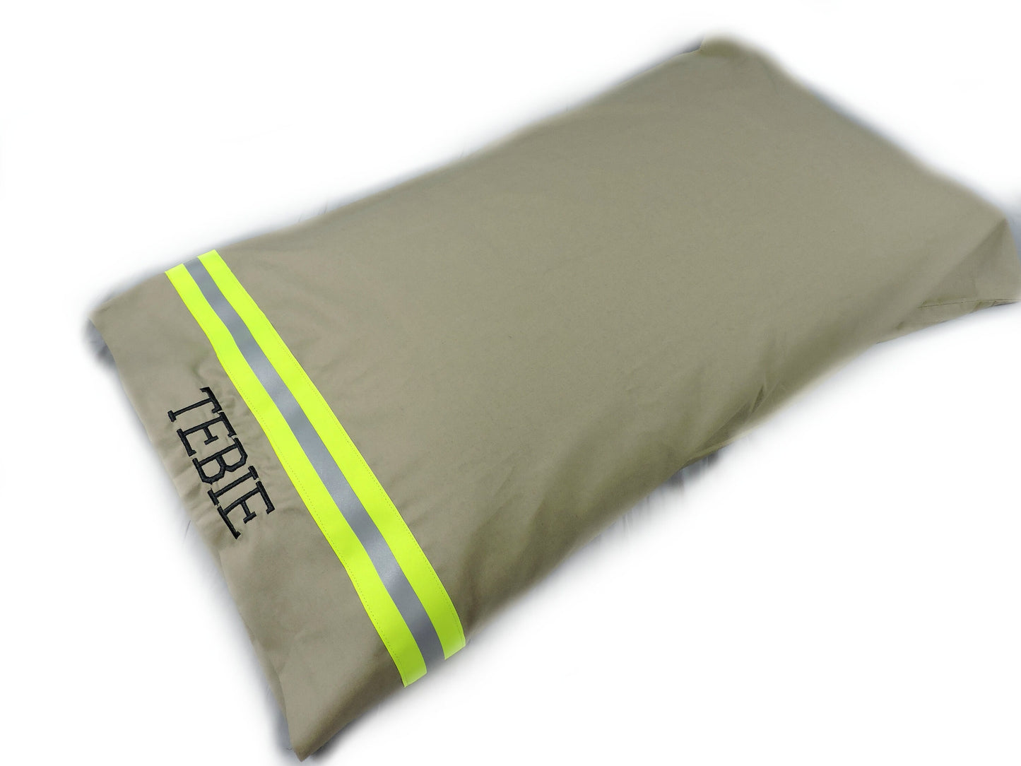 tan firefighter pillowcase