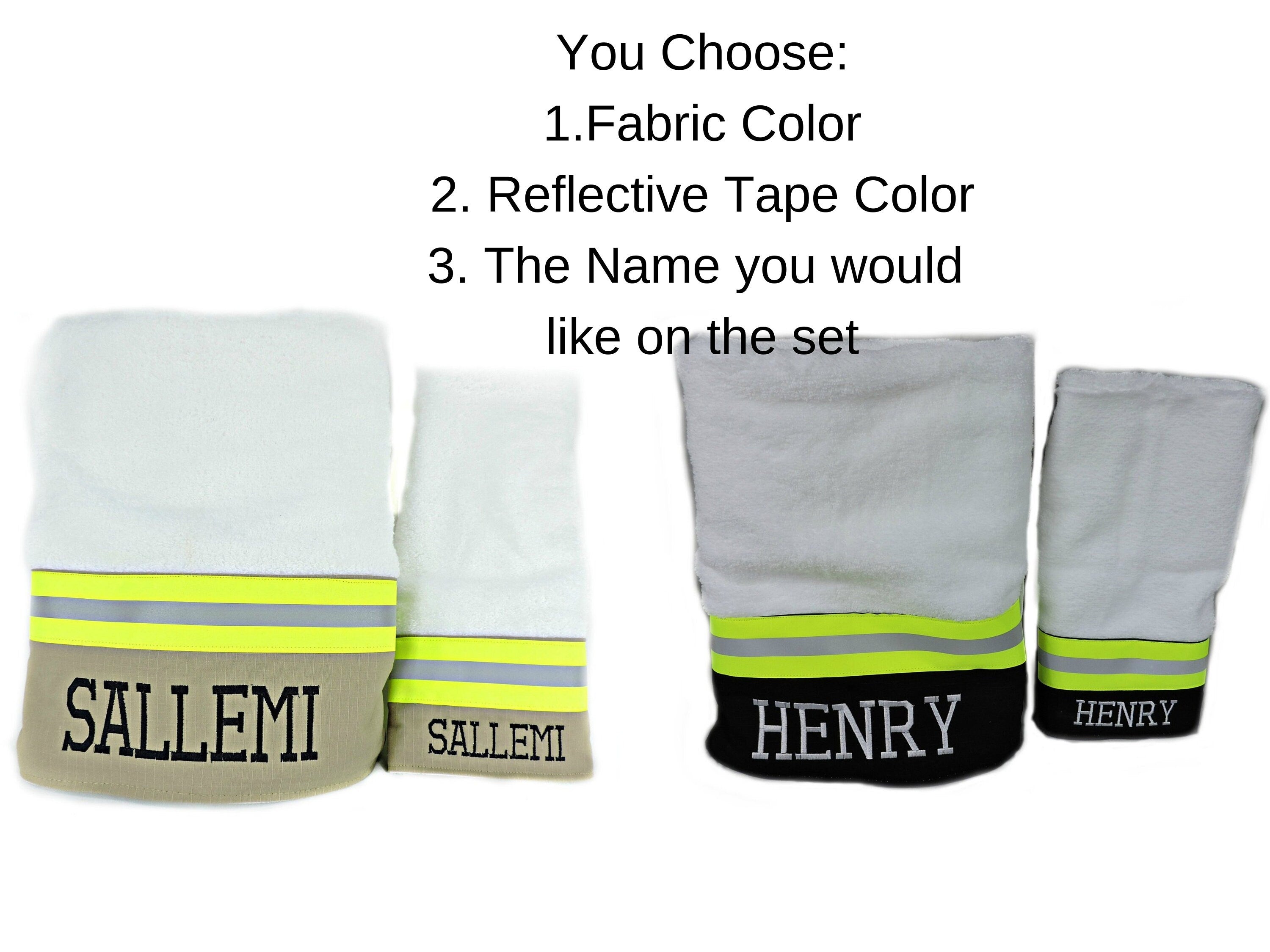 firefighter bath towel set