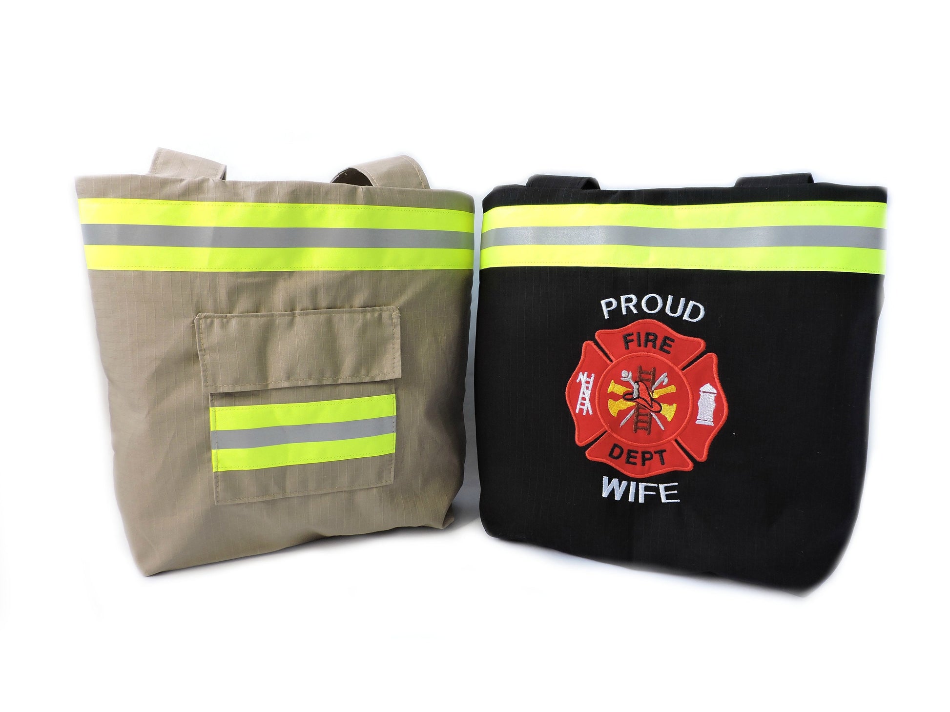 front and back view of Firefighter Wife Purse