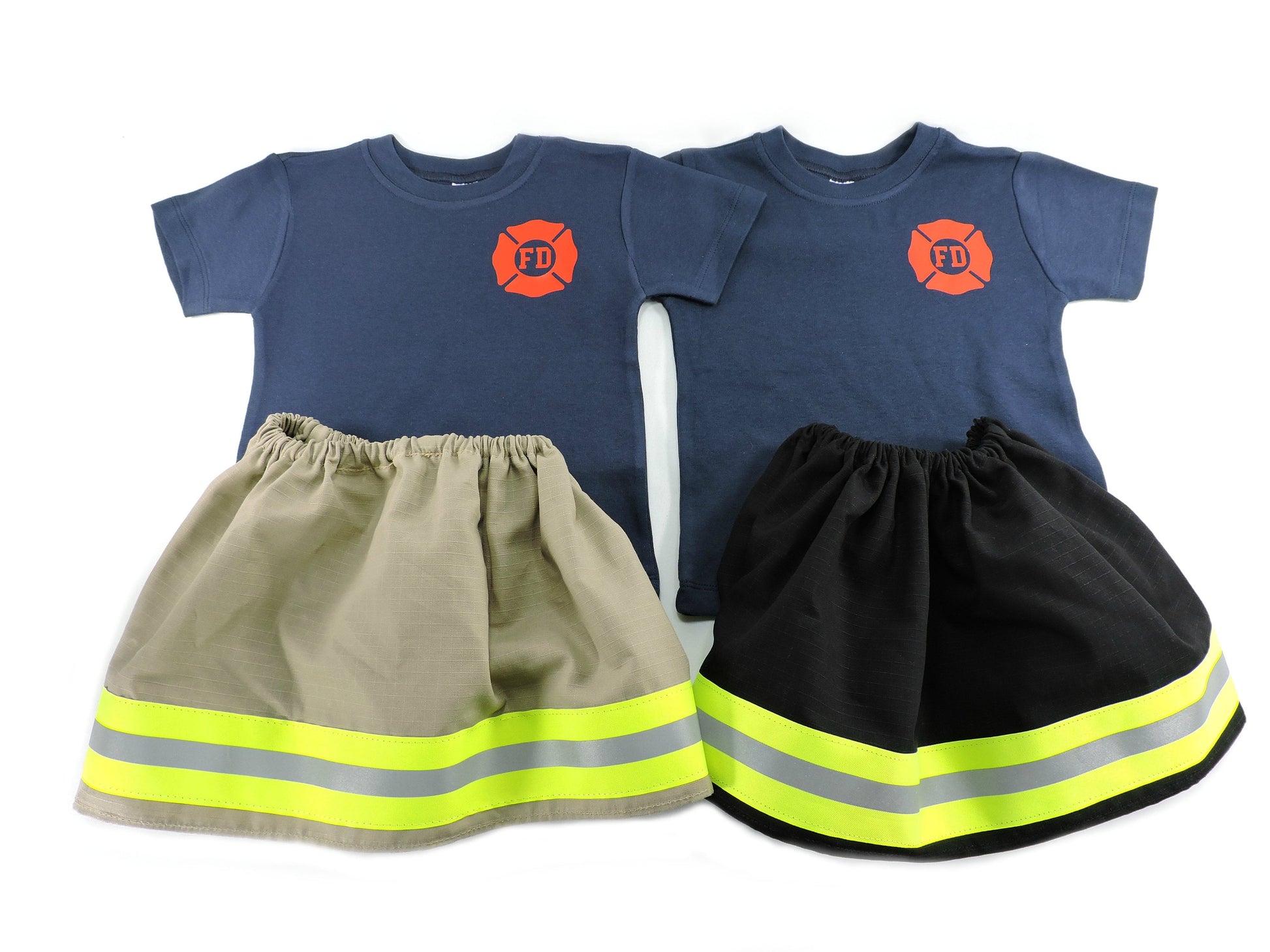 larger size baby girl firefighter outfit
