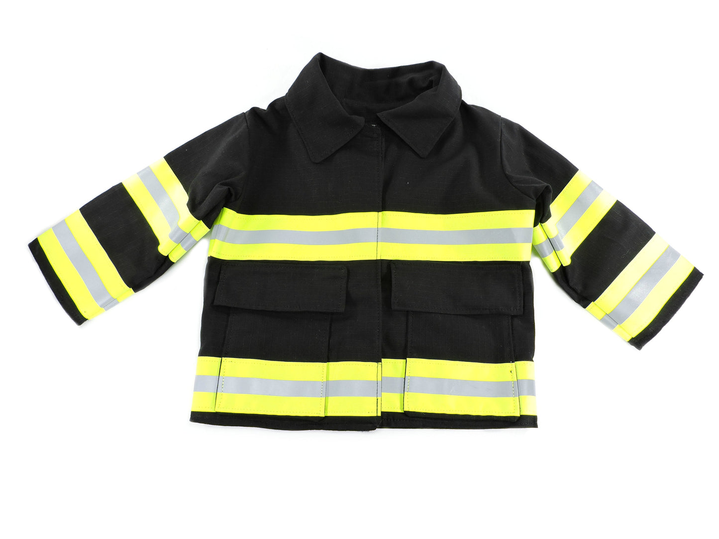 black fabric Firefighter Baby Jacket