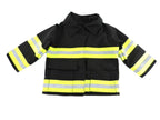 black fabric Firefighter Baby Jacket