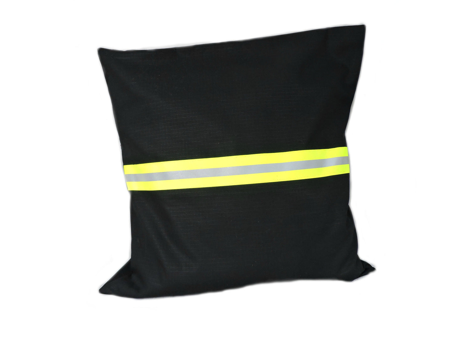 black fabric Firefighter Pillow cover