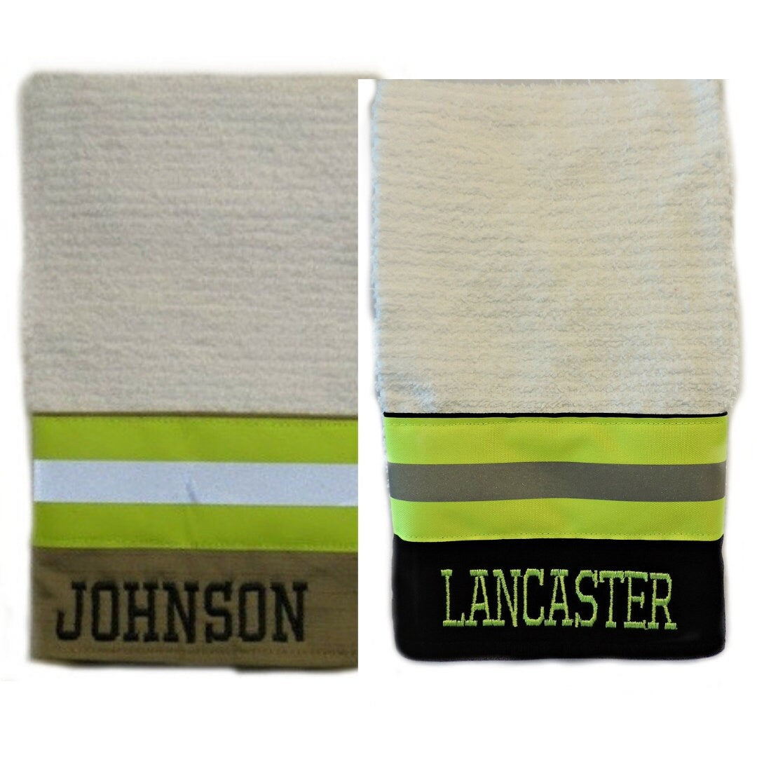 Firefighter Kitchen Towel with names added