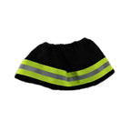 black fabric firefighter baby skirt