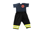 Black Fabric Baby Boy Firefighter Costume