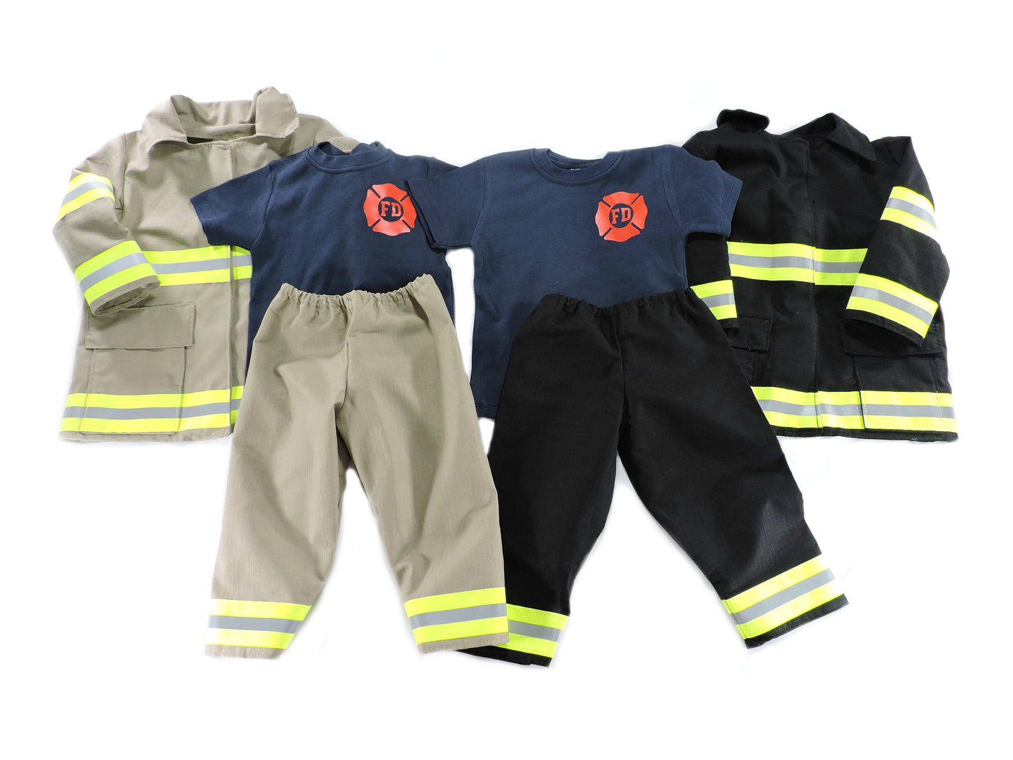 Firefighter toddler boy outfit and jacket